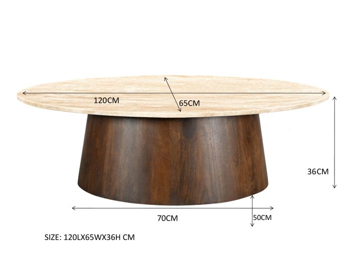Brix Valentino Ovaal 120cm - Afbeelding 3