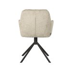 LABEL51 Eetkamerstoel Joy - Beige - Fluweel - Afbeelding 3