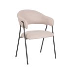 LABEL51 Eetkamerstoel Lowen - Naturel - Boucle - Afbeelding 3