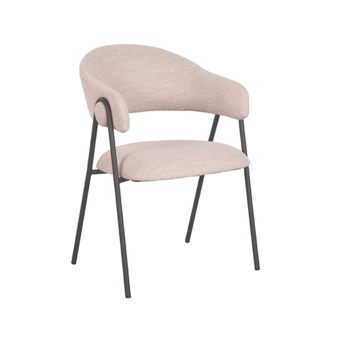 LABEL51 Eetkamerstoel Lowen - Naturel - Boucle - Afbeelding 3