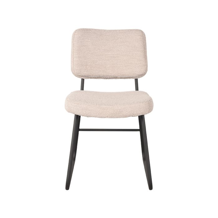 LABEL51 Eetkamerstoel Noah - Naturel - Boucle - Afbeelding 3