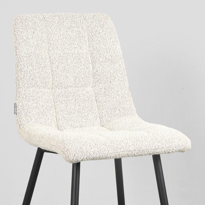 LABEL51 Eetkamerstoel Juul - Naturel - Boucle - Afbeelding 3