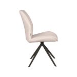 LABEL51 Eetkamerstoel Comfy - Naturel - Boucle - Afbeelding 3