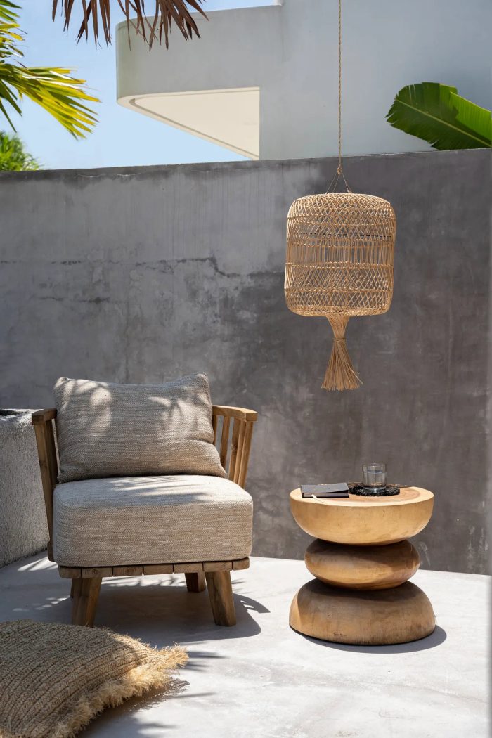 De Dumpling Vloerlamp - Hanglamp - Natuurlijk - L - Afbeelding 3