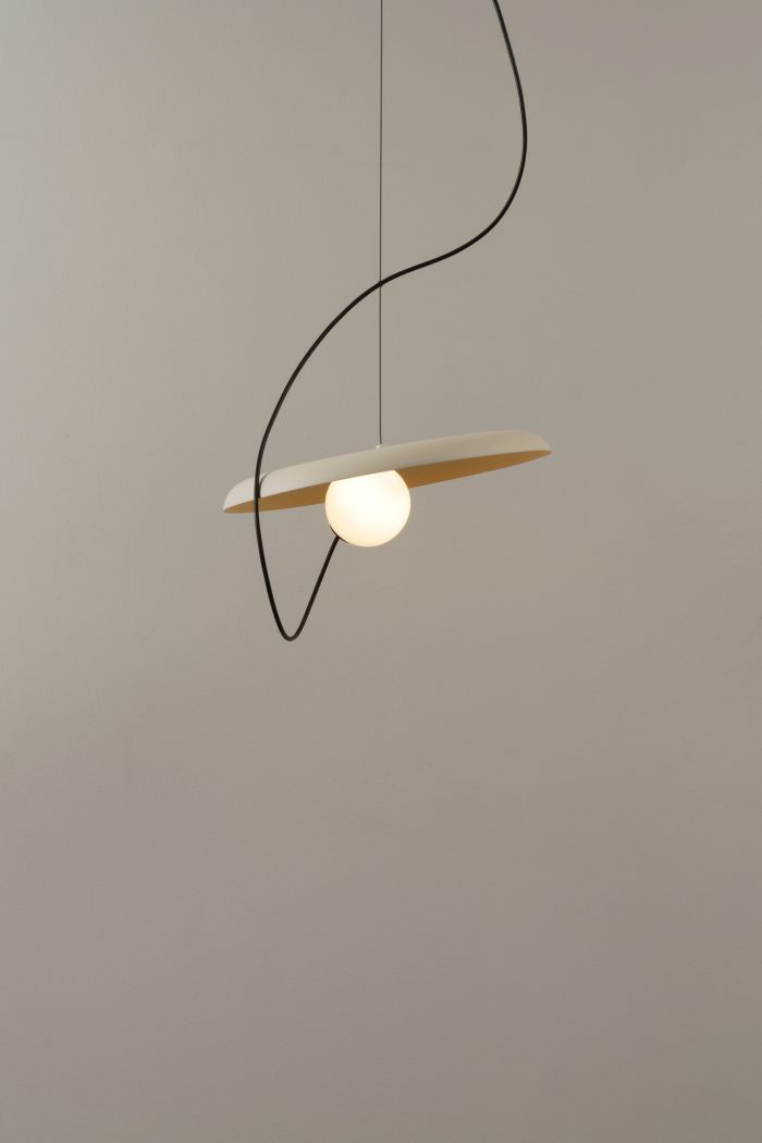 Draad hanger @ 38 cm. G9 gestructureerd mink - Afbeelding 2