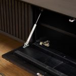 Zwevend tv-meubel Madison Zwart | 120 cm - Afbeelding 4