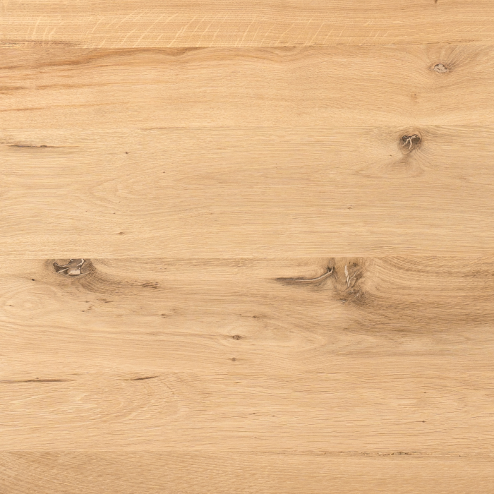 Eiken eettafel Ferris | Rond 110 cm | Naturel - Afbeelding 4