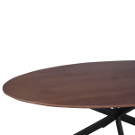 Eiken eettafel Ferris | Ovaal 210 cm | Walnoot - Afbeelding 4