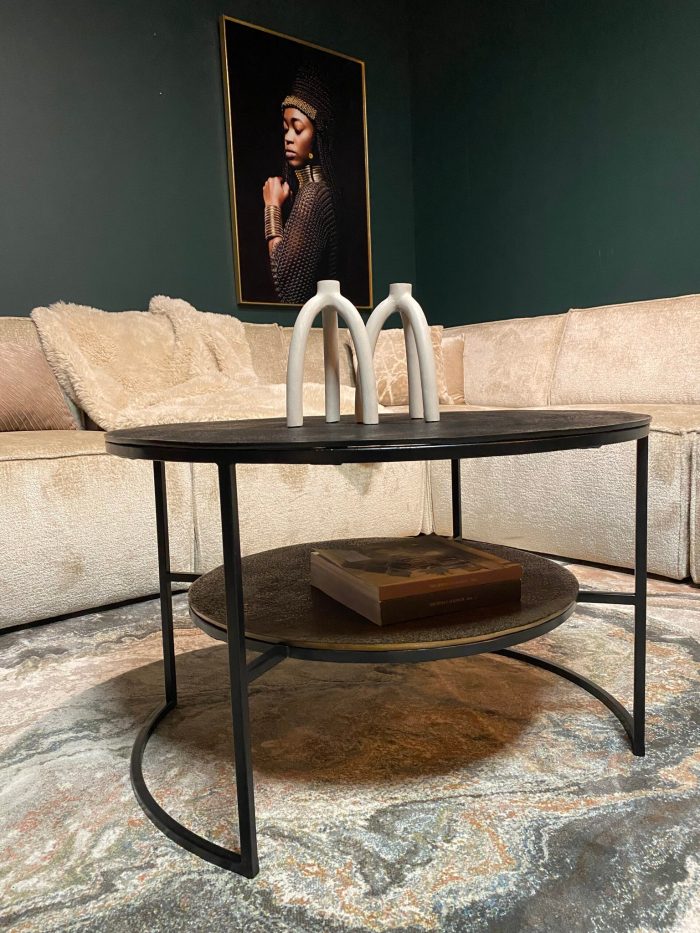 Salontafel Lecia | Zwart Goud - Afbeelding 4