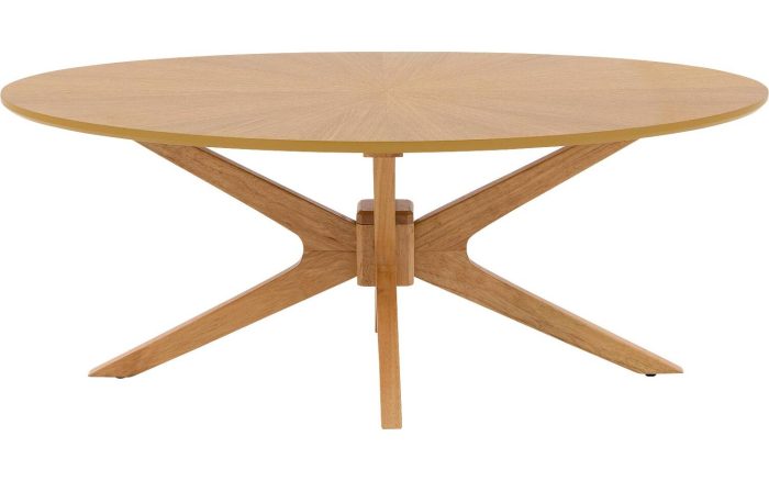 Julia 120X70 Salontafel Ovaal Eiken Naturel - Afbeelding 4