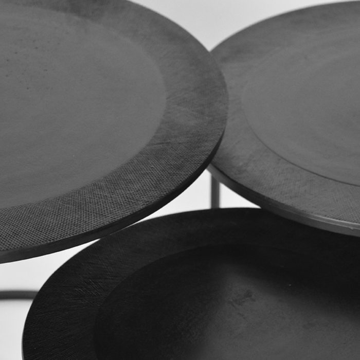 LABEL51 Salontafel Set Tres - Zwart - Metaal - Afbeelding 4