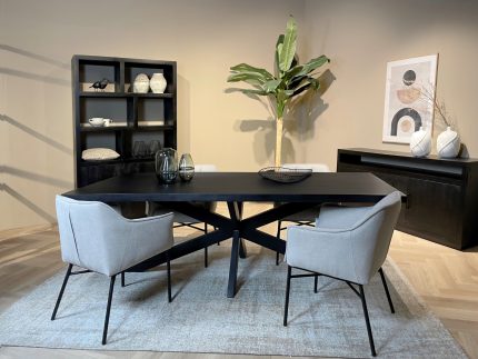Oslo Zwart Ovaal 240 cm - Afbeelding 4