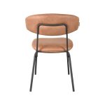 LABEL51 Eetkamerstoel Zack - Cognac - Microfiber - Afbeelding 4