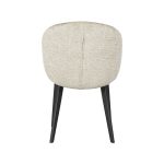 LABEL51 Eetkamerstoel Logan - Beige - Fluweel - Afbeelding 4