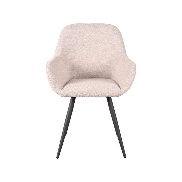LABEL51 Eetkamerstoel Fender - Naturel - Boucle - Afbeelding 4