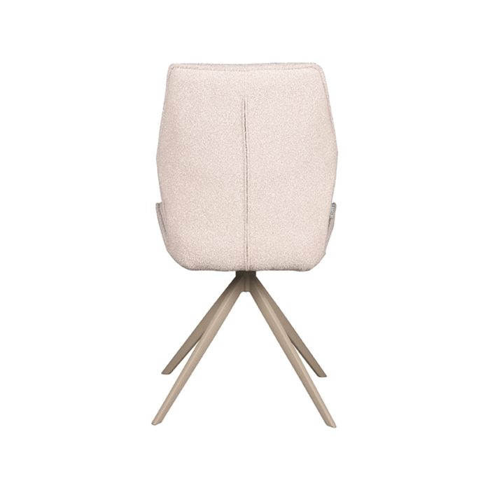 LABEL51 Eetkamerstoel Comfy - Naturel - Boucle - Afbeelding 4