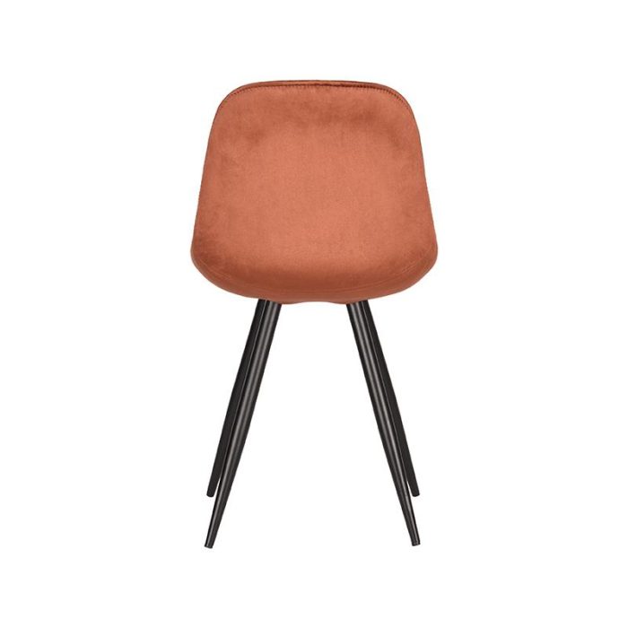 LABEL51 Eetkamerstoel Capri - Roest - Fluweel - Afbeelding 4
