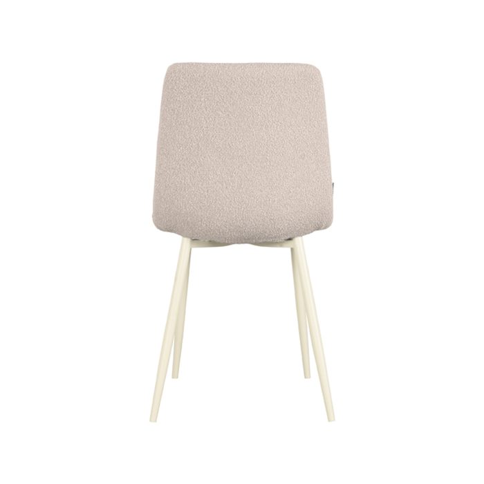 LABEL51 Eetkamerstoel Nino - Naturel - Boucle - Afbeelding 4
