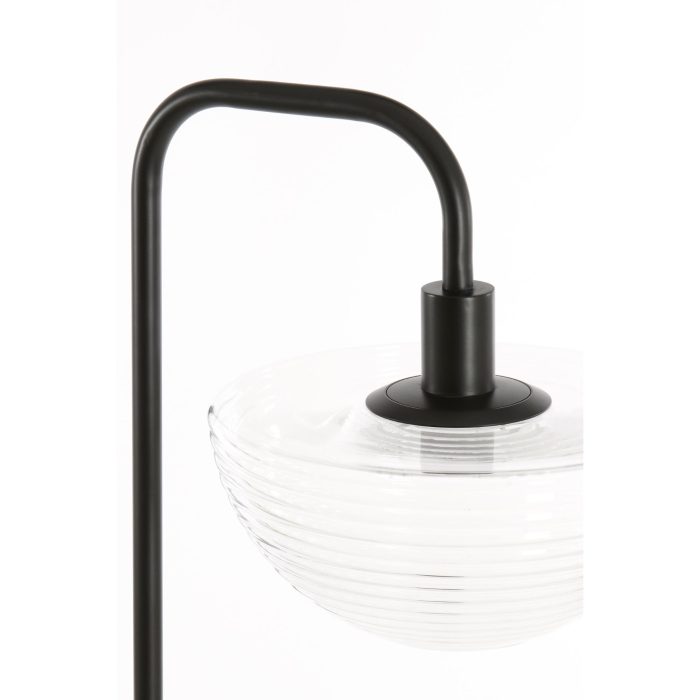 Vloerlamp Baylie - Mat zwart - 43x30x165cm - Afbeelding 4