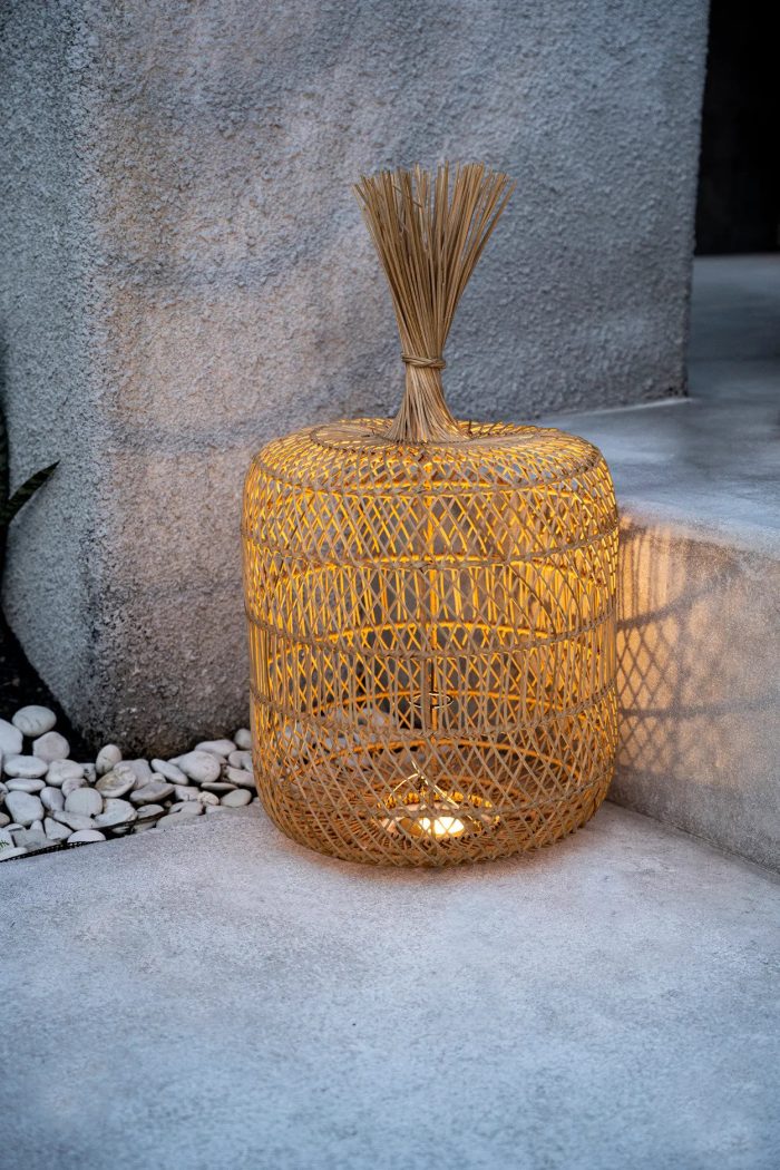 De Dumpling Vloerlamp - Hanglamp - Natuurlijk - L - Afbeelding 4