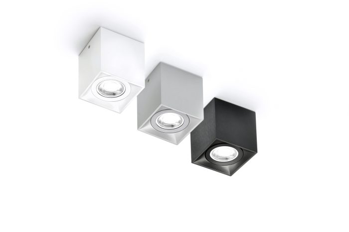 Dau 80 plafondlamp GU10 gestructureerd wit - Afbeelding 4