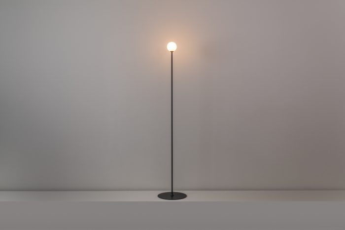 Vloerlamp Symphony G9 H. 130 cm gestructureerd antraciet grijs - Afbeelding 2