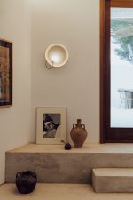 Wandlamp van draad @ 38 cm G9 gestructureerd mink - Afbeelding 4