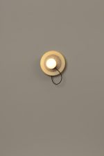 Wandlamp van draad @ 24 cm G9 gestructureerd mink - Afbeelding 4