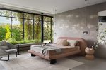 Wandlamp van draad @ 38 cm G9 textuur koper - Afbeelding 4