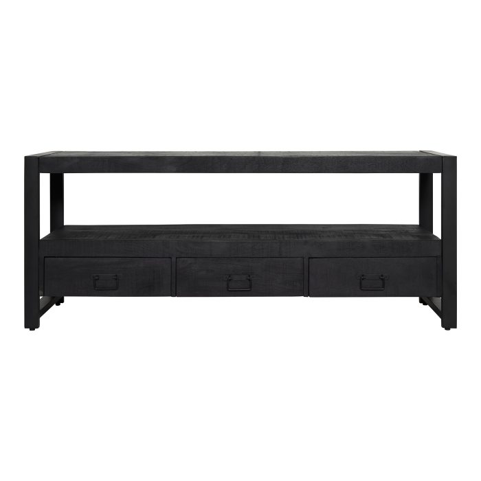 Tv-meubel Boaz Zwart | 150 cm - Afbeelding 5