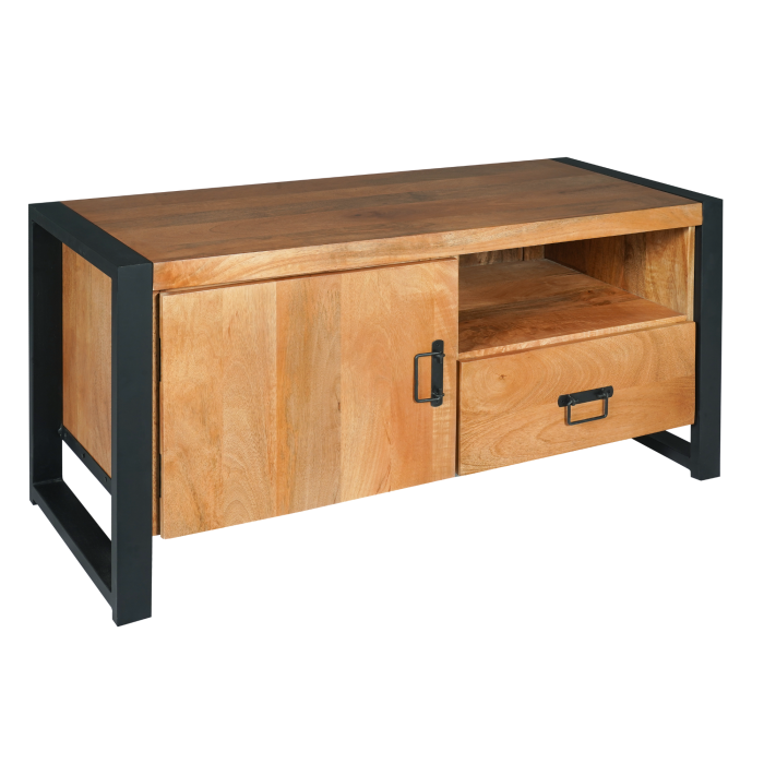 Tv-meubel Boaz 110 cm | Een deur en open vak - Afbeelding 5