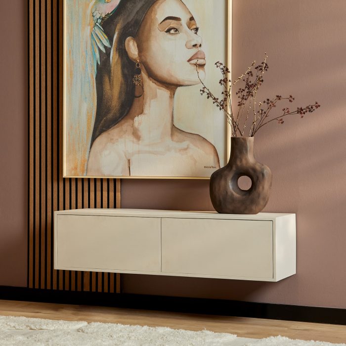 Zwevend tv-meubel Vision Sand | 120 cm - Afbeelding 5