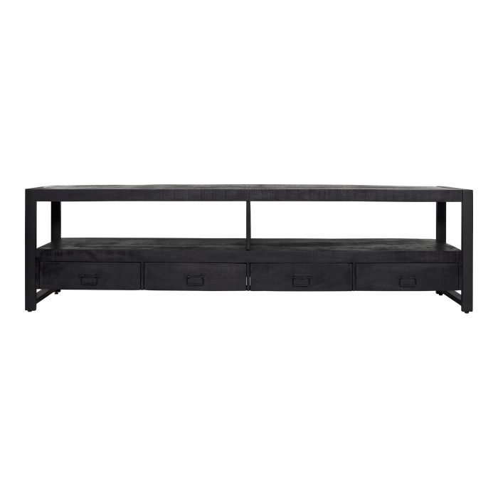 Tv-meubel Boaz Zwart | 220 cm - Afbeelding 5