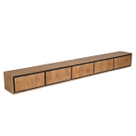 Zwevend tv-meubel RichWood | 280 cm - Afbeelding 5