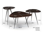 Brix Loua Bruin set van 3 - Afbeelding 5