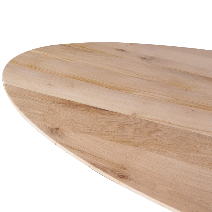 Eiken eettafel Ferris | Ovaal 210 cm | Naturel - Afbeelding 5