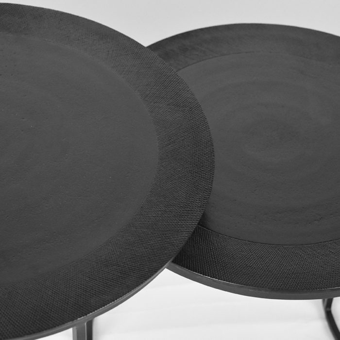 LABEL51 Salontafel Set Tres - Zwart - Metaal - Afbeelding 5