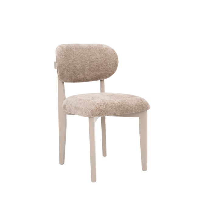 STOEL SILLA ZB-5684 CHAMPAGNE POTEN BRUIN FY2415-8 - Afbeelding 5