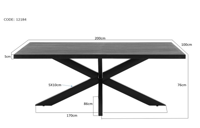 Stevige boomtop U 220 cm - Afbeelding 5