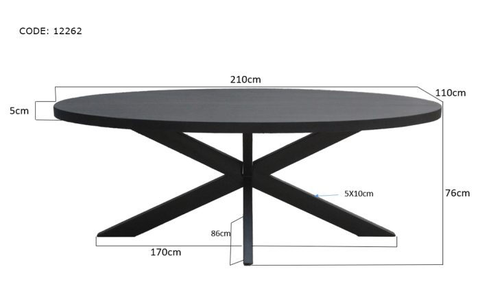 Kala Ovale Spin 210 cm - Afbeelding 5