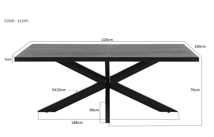 Kala Spider 220 cm - Afbeelding 5