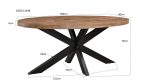 Stevige Ovaal 180cm - Afbeelding 5