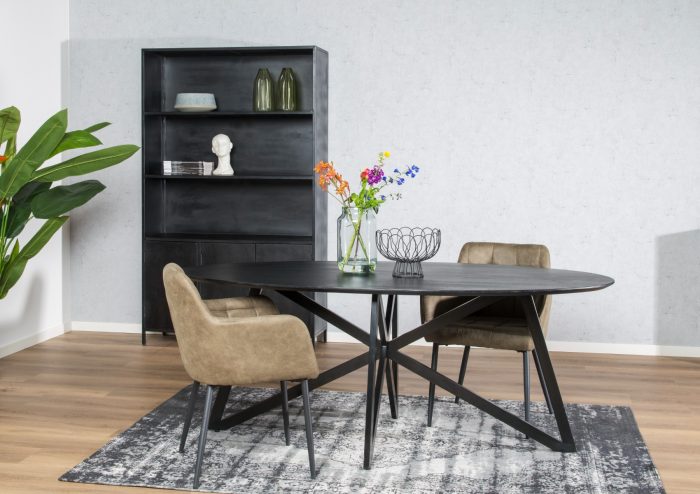 Oslo Zwarte Acasia Webpoot 200cm - Afbeelding 5