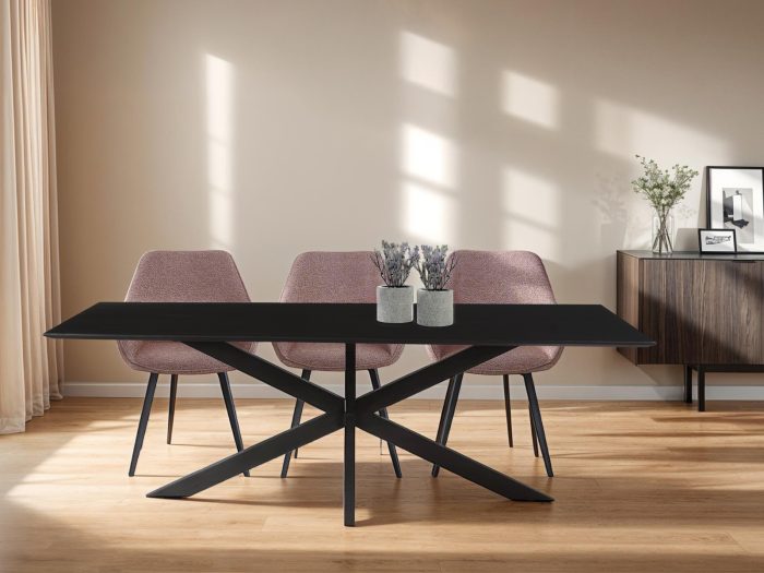 Oslo Spin Zwart Acacia 220 cm - Afbeelding 5