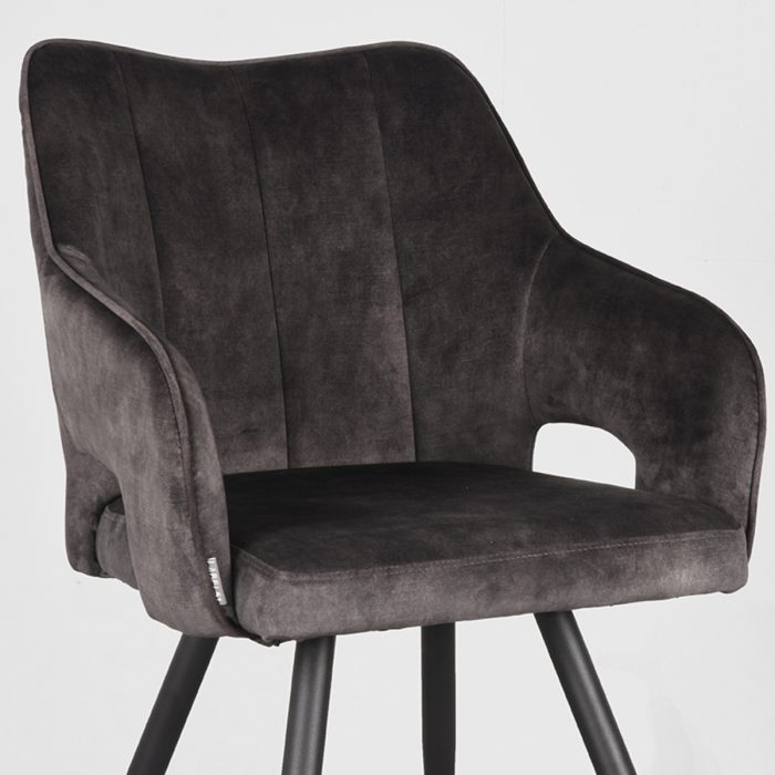 LABEL51 Eetkamerstoel Mellow - Naturel - Boucle - Afbeelding 5
