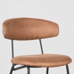LABEL51 Eetkamerstoel Zack - Cognac - Microfiber - Afbeelding 5