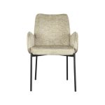 LABEL51 Eetkamerstoel Joni - Beige - Fluweel - Afbeelding 5