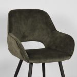 LABEL51 Eetkamerstoel Fer - Hunter - Velours - Afbeelding 5
