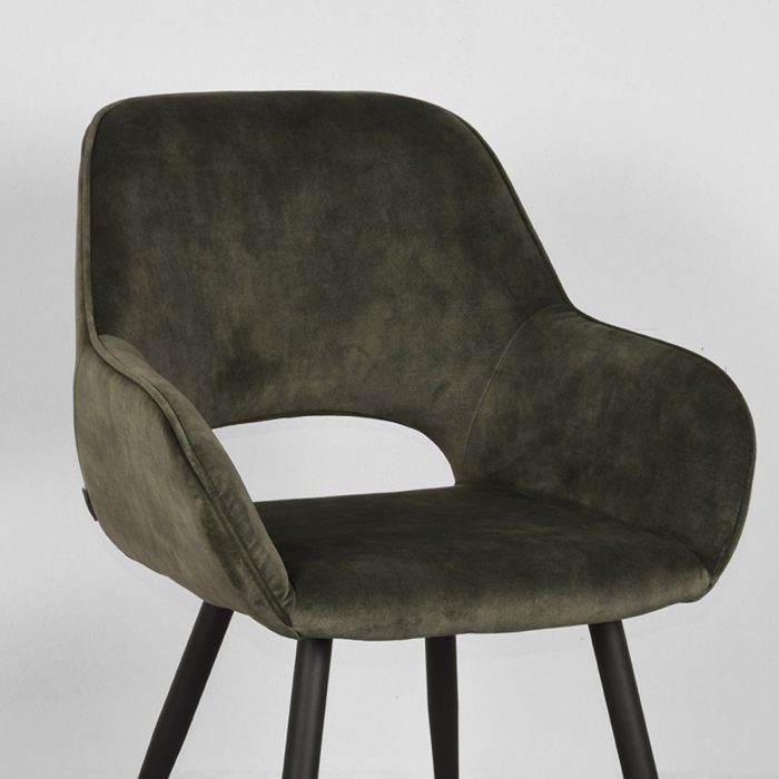 LABEL51 Eetkamerstoel Fer - Hunter - Velours - Afbeelding 5