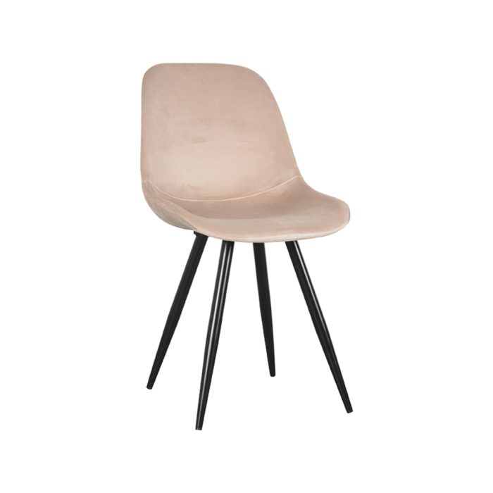 LABEL51 Eetkamerstoel Capri - Zand - Fluweel - Afbeelding 5